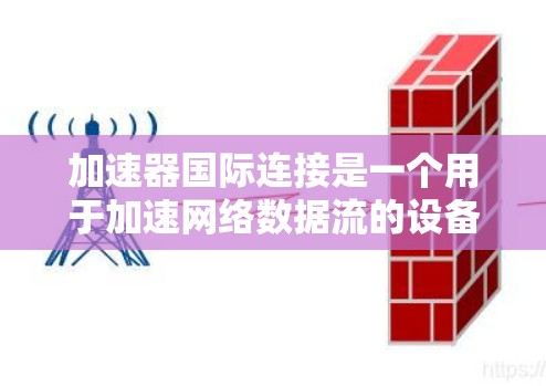 加速器国际连接是一个用于加速网络数据流的设备，通常与国际网络相连，支持国际数据流。以下是关于加速器国际连接的详细步骤和建议