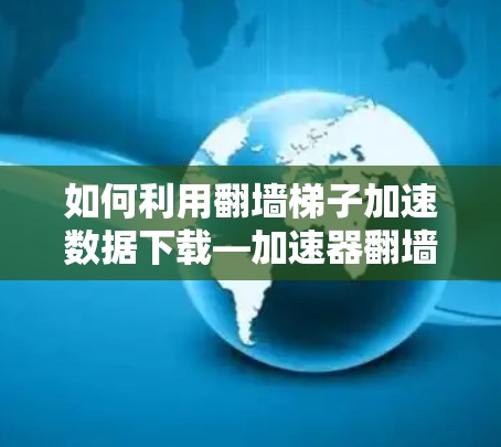如何利用翻墙梯子加速数据下载—加速器翻墙梯子技术解析