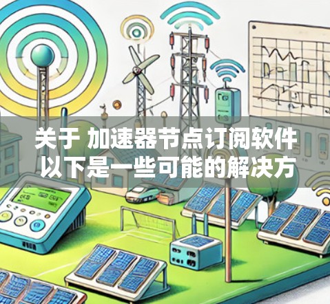 关于 加速器节点订阅软件 以下是一些可能的解决方案和功能