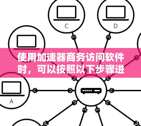 使用加速器商务访问软件时，可以按照以下步骤进行