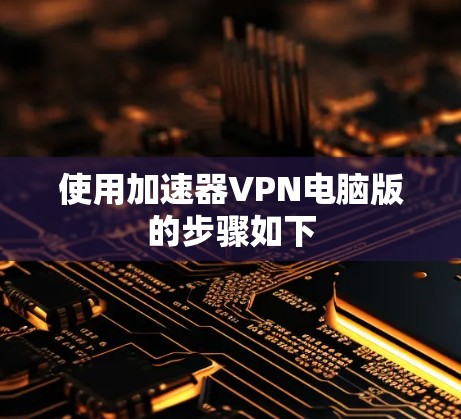 使用加速器VPN电脑版的步骤如下
