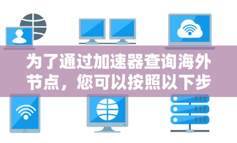 为了通过加速器查询海外节点，您可以按照以下步骤操作
