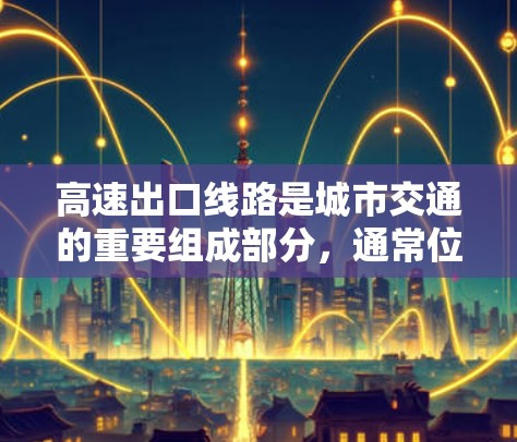 高速出口线路是城市交通的重要组成部分，通常位于市中心或地铁站附近，设计以提高车辆速度和舒适度。以下是对高速出口线路的详细分析