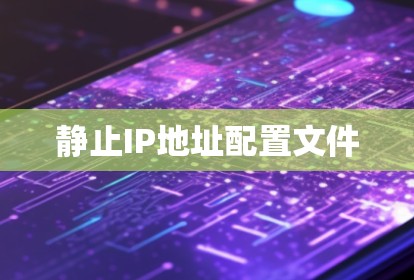静止IP地址配置文件