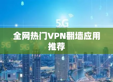 全网热门VPN翻墙应用推荐