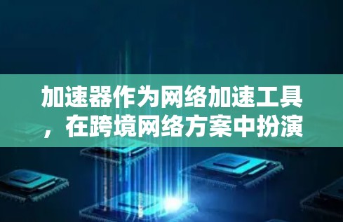 加速器作为网络加速工具，在跨境网络方案中扮演了重要的角色，特别是在跨 border网络环境中，它帮助用户获得更高速、更稳定和更流畅的网络体验。以下是对加速器跨境网络方案的详细分析