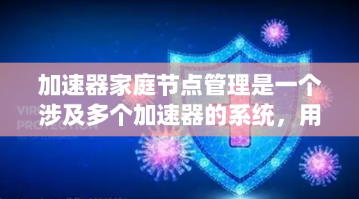 加速器家庭节点管理是一个涉及多个加速器的系统，用于优化和管理加速器的资源和功能。以下是该领域的一些关键点
