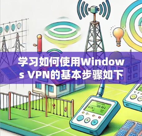 学习如何使用Windows VPN的基本步骤如下