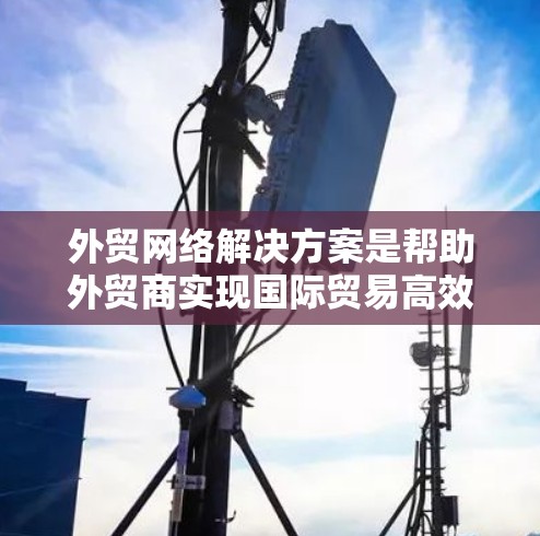 外贸网络解决方案是帮助外贸商实现国际贸易高效、便捷的网络平台。以下是一些常见的外贸网络解决方案，涵盖从平台搭建到运营管理的各个方面
