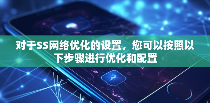 对于SS网络优化的设置，您可以按照以下步骤进行优化和配置
