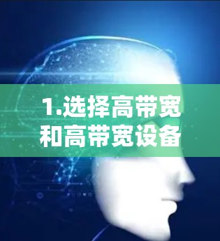 1.选择高带宽和高带宽设备