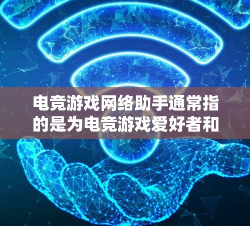 电竞游戏网络助手通常指的是为电竞游戏爱好者和玩家设计的工具，旨在帮助他们进行直播回看、比赛记录、职业扮演以及与其他玩家的互动。以下是一些常见的功能和用途
