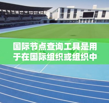 国际节点查询工具是用于在国际组织或组织中查找特定ID对应的节点的工具。这些工具广泛用于学术、法律、商业等领域，帮助用户高效查找所需信息。以下是详细的步骤和信息