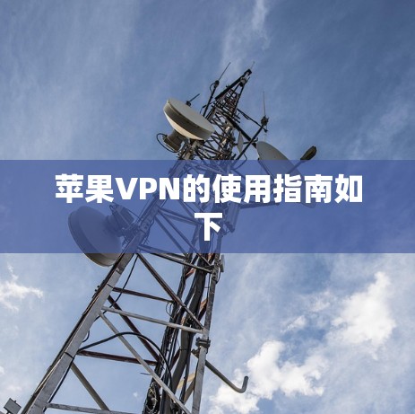 苹果VPN的使用指南如下