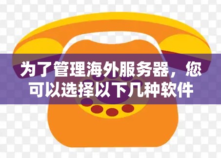 为了管理海外服务器，您可以选择以下几种软件，根据具体需求和用户的技术背景选择合适的工具