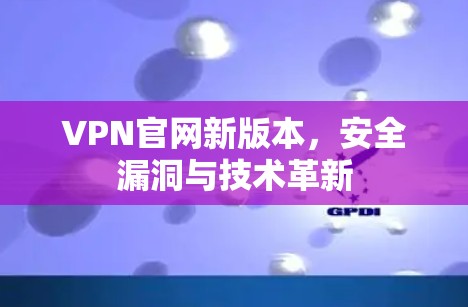 VPN官网新版本，安全漏洞与技术革新
